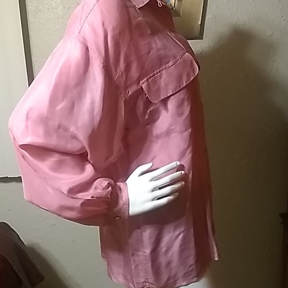 Ivy Club SILK shirt/top - Picture 4 of 5